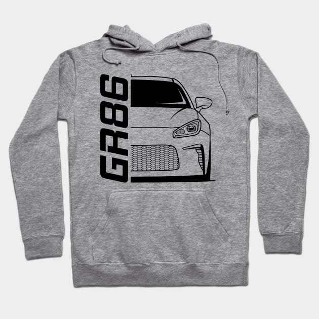 JDM GR86 Front Hoodie by GoldenTuners